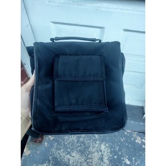 Vintage Mudd Crossbody Messenger Black Back - Picture 4 of 12